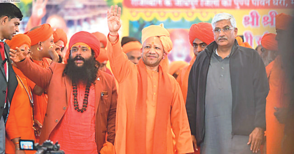 Jodh: CM Yogi attends Bhandara Mahotsav at Palasani village